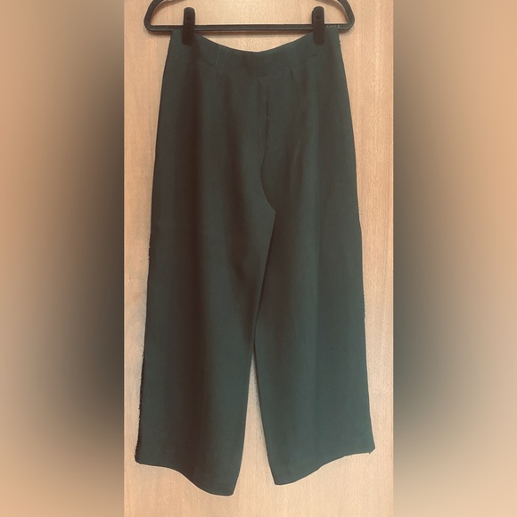 Club Monaco Charu Fringe Trouser in Black size 6 - Picture 2 of 6